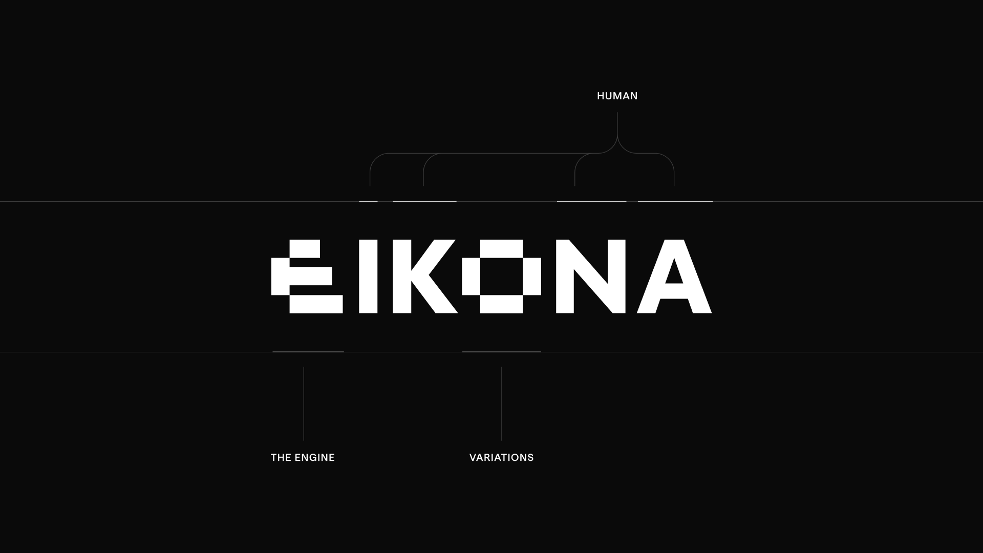 EIKONA.IO — logo construction